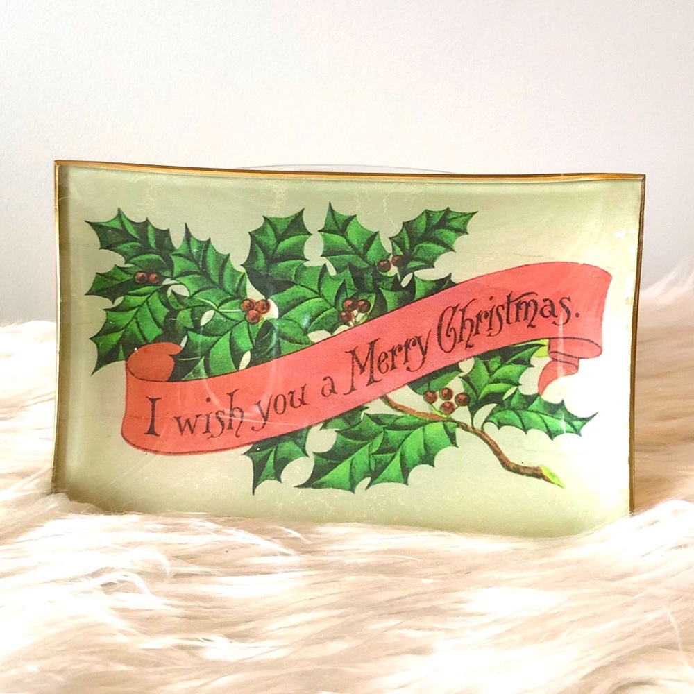 Two’s Company vintage inspired postcard dish